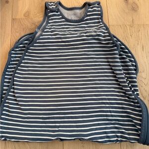 Striped Navy & White Sleep Sack - Cozy Baby Wear